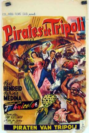 Corsários de Trípoli / Pirates of Tripoli - Legendado 1955